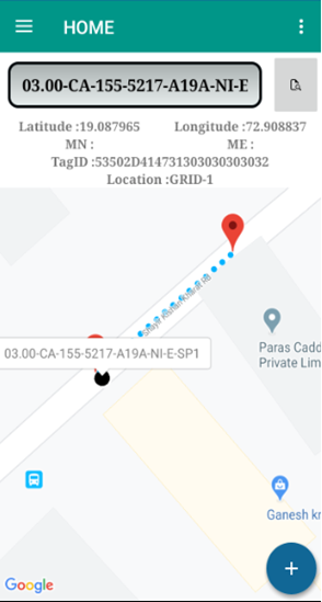 TNT Inventory Tracking using Map